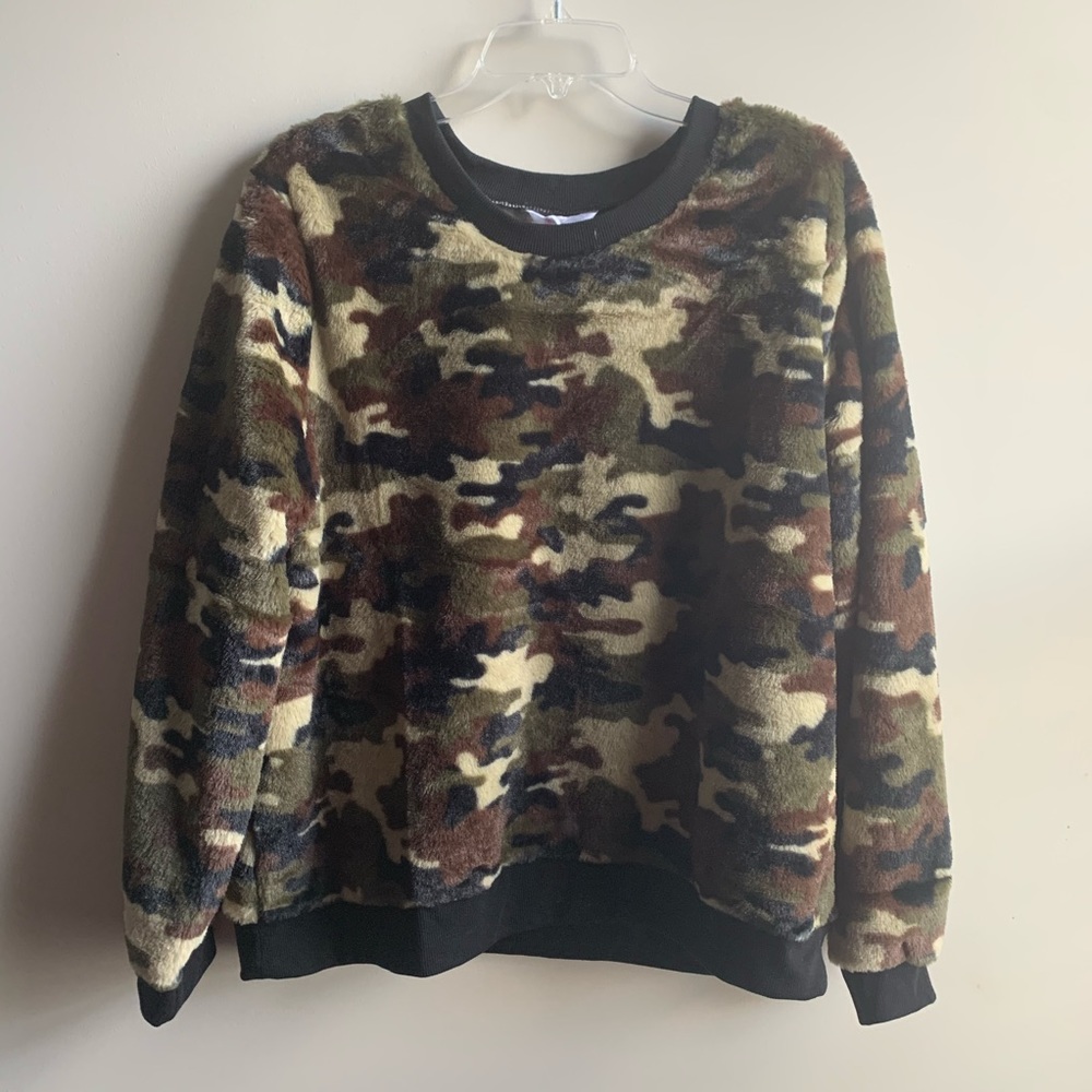 Fuzzy Camo Shirt